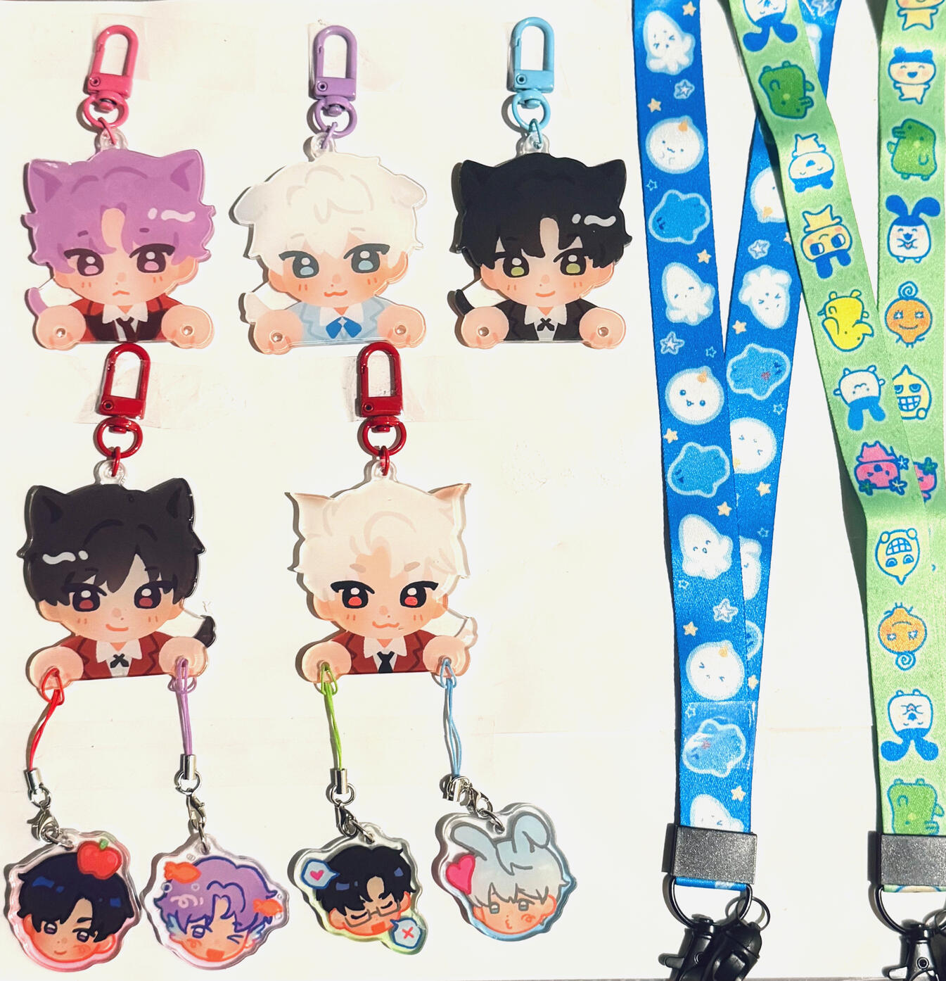 LADS charms &amp; lanyards
